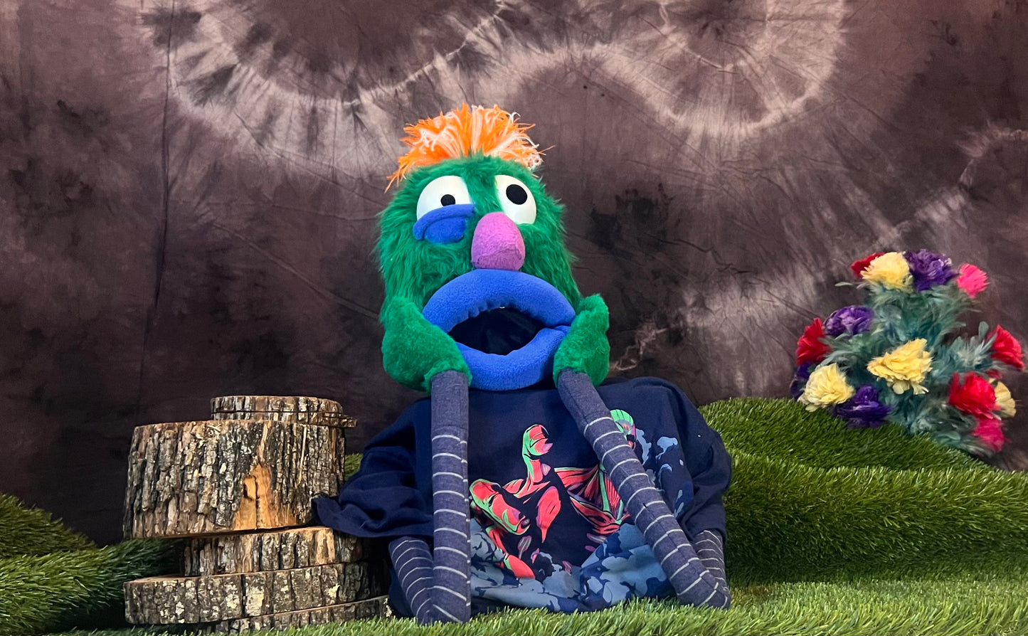 Forest Fuzz — Handmade Creature Puppet